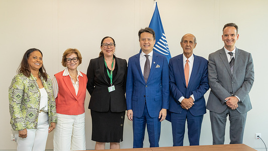 WIPO Director General Meets Registrar of Antigua and Barbuda's IP Office On July 14, 2025, WIPO Director General Daren Tang (right) met with Ricki Camacho, Registrar of the Intellectual Property and Commerce Office at the Ministry of Legal Affairs of https://www.wipo.int/directory/en/details.jsp?country_code=AG (ABIPCO). They met on the sidelines of the https://www.wipo.int/en/web/assemblies/a66/ , held in Geneva, Switzerland from July 8-17, 2025. Copyright: WIPO. Photo: Emmanuel Berrod. This work is licensed under a https://creativecommons.org/licenses/by/4.0/ .